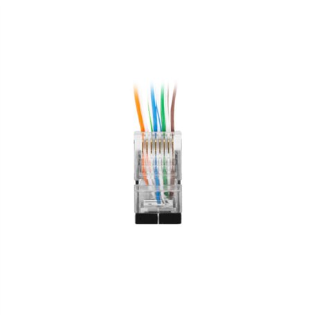 Connecteur RJ45 Lanberg PLS-6020EZ Transparent 20 Unités