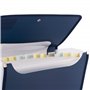 D.RECT 5590 - Trieur Extensible 12 Poches A4 | Extensible Classeur Documents | Accordéon Classeur Pochettes Porte-documents mari
