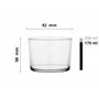 Glasmark KROSNO 1992 Lot De 6 Coupes À Glace En Verre Transparent Coupes À Dessert Lavables Au Lave-Vaisselle 170 ml