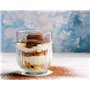 Glasmark KROSNO 1992 Lot De 6 Coupes À Glace En Verre Transparent Coupes À Dessert Cannelées 290 ml