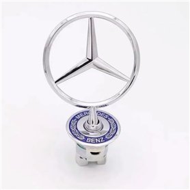 Emblème Mercedes en métal avec gravure – Badge Mercedes de qualité supérieure pour calandre