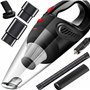 Retoo Aspirateur de Voiture 4 en 1 Sec DC 12 V 120 W 4200 Pa avec Filtre HEPA, aspirateur à Main avec Brosse et Tuyau Souple, as