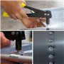 Retoo Pince à riveter aveugle robuste avec poignée ergonomique pour rivets aveugles en acier - Pince à riveter manuelle pour riv