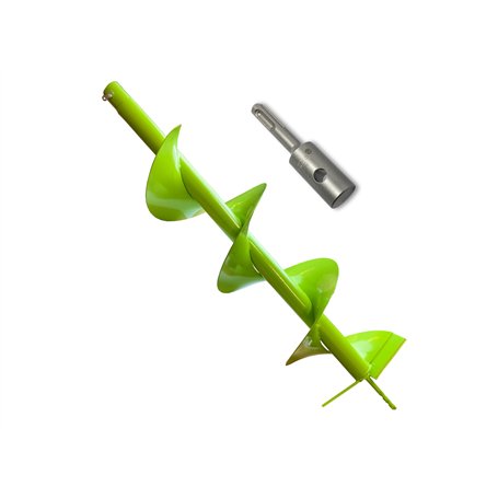 WERHE Tarière pour machine de forage avec adaptateur SDS Plus ⌀200 mm