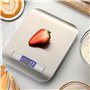 Retoo Balance de cuisine numérique en acier inoxydable - Capacité de charge - Avec arrêt automatique facile à lire et tare - Mes