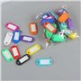 Retoo 100 Pièces De Porte-clés En Plastique, Utilisation Universelle, Praticité, Porte-clés Avec Anneau, Notes Pour La Descripti