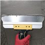 HARDY Couteau à enduire - Spatule de Plâtrier - Manche Bi-matière - Acier Inoxydable -Travail Précis - Pour Finition Des Surface