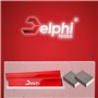 DELPHI Spatule de surface 80 cm/800 mm Lame interchangeable en acier inoxydable 0,3 mm Outil de spatule pour grand espace de tra