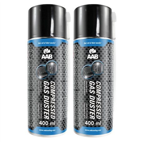 2 x AABCOOLING Bombe a Air Comprimé 400ml