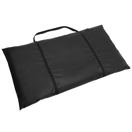 Foppla Sac de rangement pour feuilles de table avec fermeture éclair et 2 bretelles - Imperméable - Doublure - Résistante aux ra