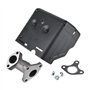 Silencieux Assemblage d'échappement avec collecteur pour Honda GX240 GX270 8HP et 9HP Moteur