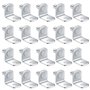 20 Pièces Chevilles de Support Étagère Métal L Forme