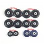 2 Set bagages Valise remplacement Roues Essieux et Wrench réparation ensemble OD 43mm