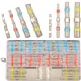 Connecteur Bout à Bout de Fil Thermorétractable, Cosses Electriques à Sertir Thermorétractables, Thermosoudable Kit de Connecteu