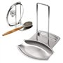 Gearmax® Acier Inoxydable Casserole Couvercle-Housse de Protection pour Repose-cuillère