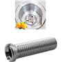 Lot de 3 vis creuses pour évier de cuisine - Vis creuse pour évier - Vis à tamis - En acier inoxydable - 35 mm - Idéal pour les