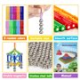 Jokooan Bâtons Magnétiques,Jeux de Construction Enfant, Ensemble 144PCS Blocs Magnétiques Jouets éducatifs pour Enfants