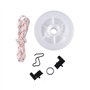 Poulie de démarreur Corde de démarreur Rondelle ressort Pince à cliquet Kit de réparation de démarreur à rappel pour Stihl Tronç
