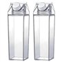 BAODBF Lot de 2 bouteilles de lait de 1 litre - En plastique - Pour lait