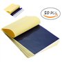 Lot de 50 feuilles de transfert thermique pour tatouages et arts compatibles avec les imprimantes 30 x 21 cm