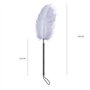 Boowhol Plume érotique Blanc Avec Sangle Tissée Bâtons Accessoire Sexy Domination SM Jouet Sexuel - Cadeau Noël