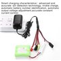 Airsoft Chargeur pour NIMH/NICD 2-10s 2,4V-12V Batterie, RC Chargeur Intelligent pour Voiture RC Bateau RC Airsoft Drone, avec 5