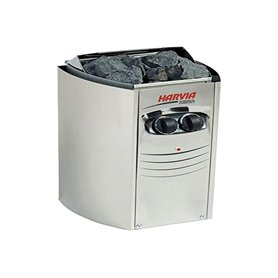 HARVIA - Poêle Électrique Vega pour Sauna - SN-HARVIA-PO35 - Poêle Sauna Compact en Acier Inoxidable avec Unité de Contrôle Enca