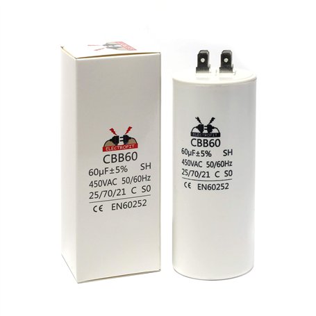 Condensateur de moteur 60 uF/450V CA
