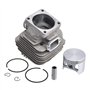 Cancanle 54mm Cylindre avec Clips de Segment de Piston et d'axe pour Stihl 066 MS660 Tronçonneuse Numéro de pièce 1122 020 1211