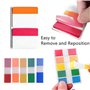 4EVERHOPE 680Pcs Onglets d'index collants Onglets de 2 pouces pour les marqueurs de page, onglets de classement inscriptibles et