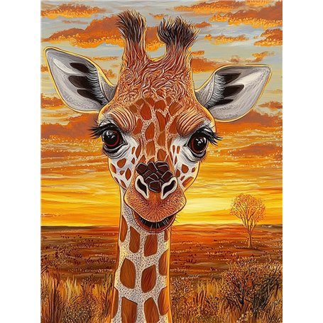 Hoobee 5D DIY Diamond Painting Girafe