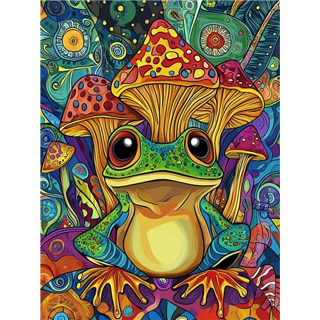 Hoobee 5D DIY Diamond Painting Grenouille