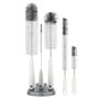 MR.SIGA Ensemble de 5 Brosses Bouteille avec Support de Rangement