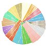 JZK 30 Feuilles 10mm étiquette autocollants 15 couleurs petit rond point autocollants couleur codage étiquettes collant point co