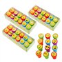 JZK 36 x Emoticon Emoji Tampons Encreurs pour Enfants Timbres Tampon Auto-encreur pour Cadeaux de fête pour Enfants Merci Cadeau