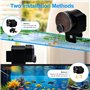 Podazz Distributeur automatique de nourriture pour poissons – Mangeoire de vacances pour aquarium avec minuterie pour voyages de