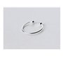 PRETTYLE Bague en Argent S925, Bague Ouverte Femme Simple Boule de Perles Légères, Bague de Queue à la Mode Pour Enfantsbague en