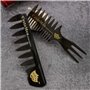 Peigne de coiffure pour homme, Ensemble de soins capillaires Brosse à cheveux démêlante Outils professionnels de brosse de coupe