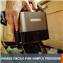 WORX WX030.9-Aspirador de coche 20V (S/Bat) Aspirateur de Voiture 20 V, Noir