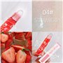 Gireatick 6PCS Fruity Flavors Rolling Ball Lip Oil Set, Fraise Orange Avocat Cheery Peach Glossy Lip Gloss, Brillant à Lèvres Tr