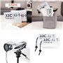 Lot de 2 housses de pluie pour appareil photo JJC DSLR avec objectif jusqu'à 45 cm de long