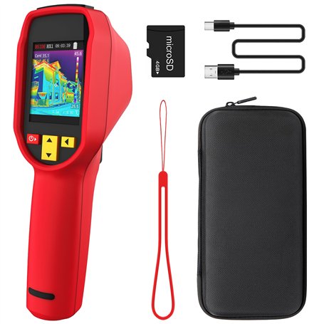 BSIDE Caméra Thermique Infrarouge 240x240 Résolution IR Caméra Thermique Portable 15 Palettes Couleurs 25Hz Taux de Rafraîchisse