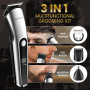 Micro Rasoirs 3 en 1 Kit de Soins pour Hommes sans Fil et Rechargeable
