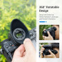 JJC Oculaire Souple en Silicone pour Appareil Photo sans Miroir Nikon Z 9, Z 8, Z9 Z8 Remplace Nikon DK-33