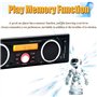 WEPARTICULAR Autoradio avec Bluetooth intégré 2 Haut-parleurs Lecture Audio 1 autoradio Din Lecteur Audio MP3 Bluetooth Mains Li
