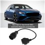 be in your mind Câble de Connexion Diagnostic de Voiture 38 Broches Mâle OBD1 vers 16 Broches Femelle OBD2 Compatible avec Merce