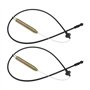 Be In Your Mind 2 Pièces Câbles d'embrayage de Rechange pour Tracteur Compatible avec Husqvarna 175067 169676 532169676 53217506