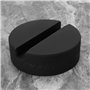 Be In Your Mind 4pcs Patins Levage en Caoutchouc à Fente de 75mm Capacité de 2 Tonnes Fente 10x10mm pour Support de Levage Véhic