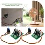Create idea Lot de 2 Contrôleurs Vitesse Moteur à Courant Continu PWM Régulateur Vitesse Unidirectionnel Contrôleur Moteur 12 V