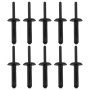 The Lord of the Tools 20Pcs Clips de Garniture de Passage de Roue Attaches à Rivets Aveugles Clip de Fixation de Pare-Chocs en P